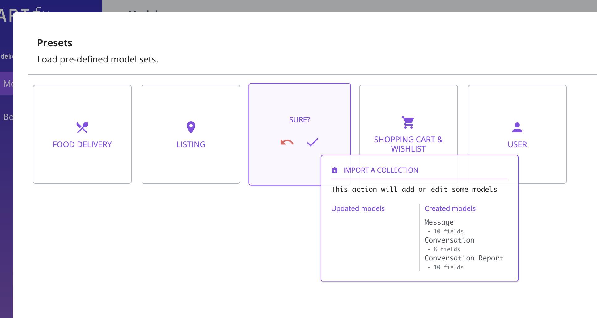 Hapify GUI - Models import